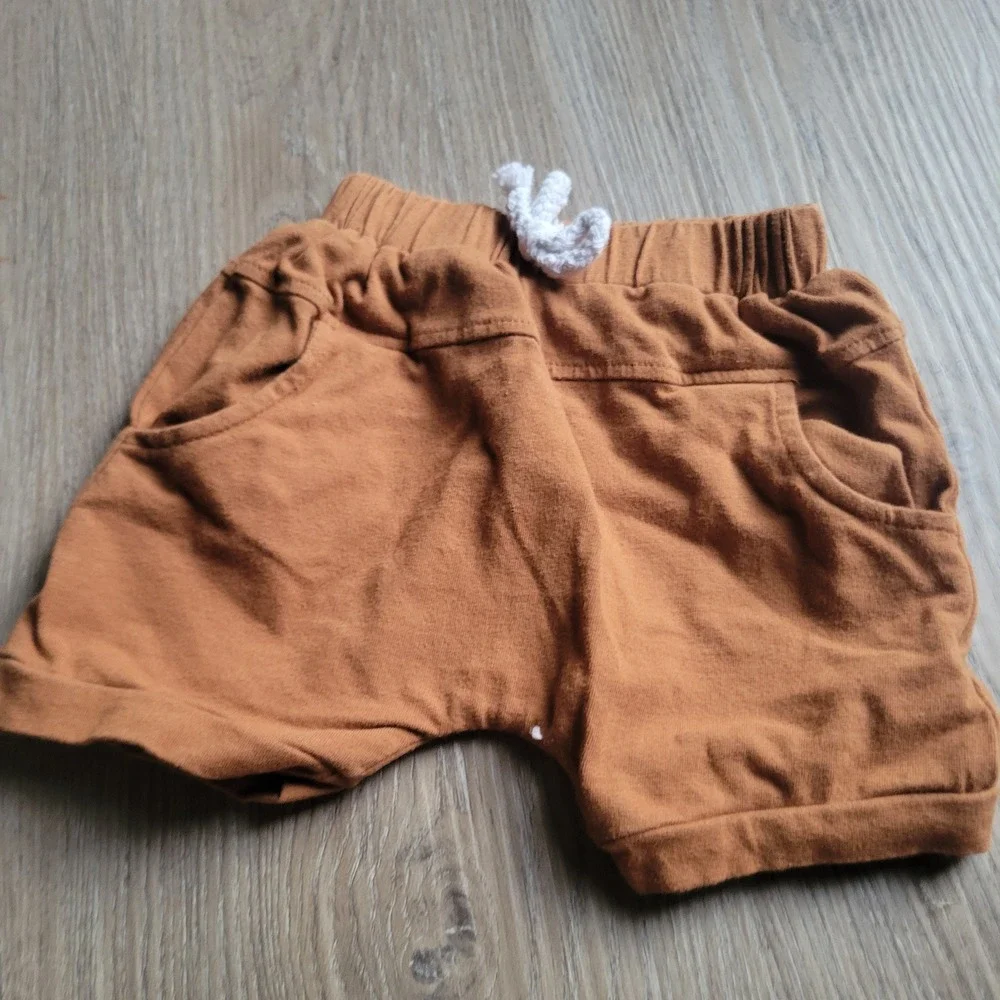 Boutique Shorts Unisex Kids 80 Ginger Harem Boho Minimalist Elastic Waist